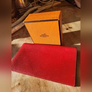 Hermes Checkbook Passport Wallet
